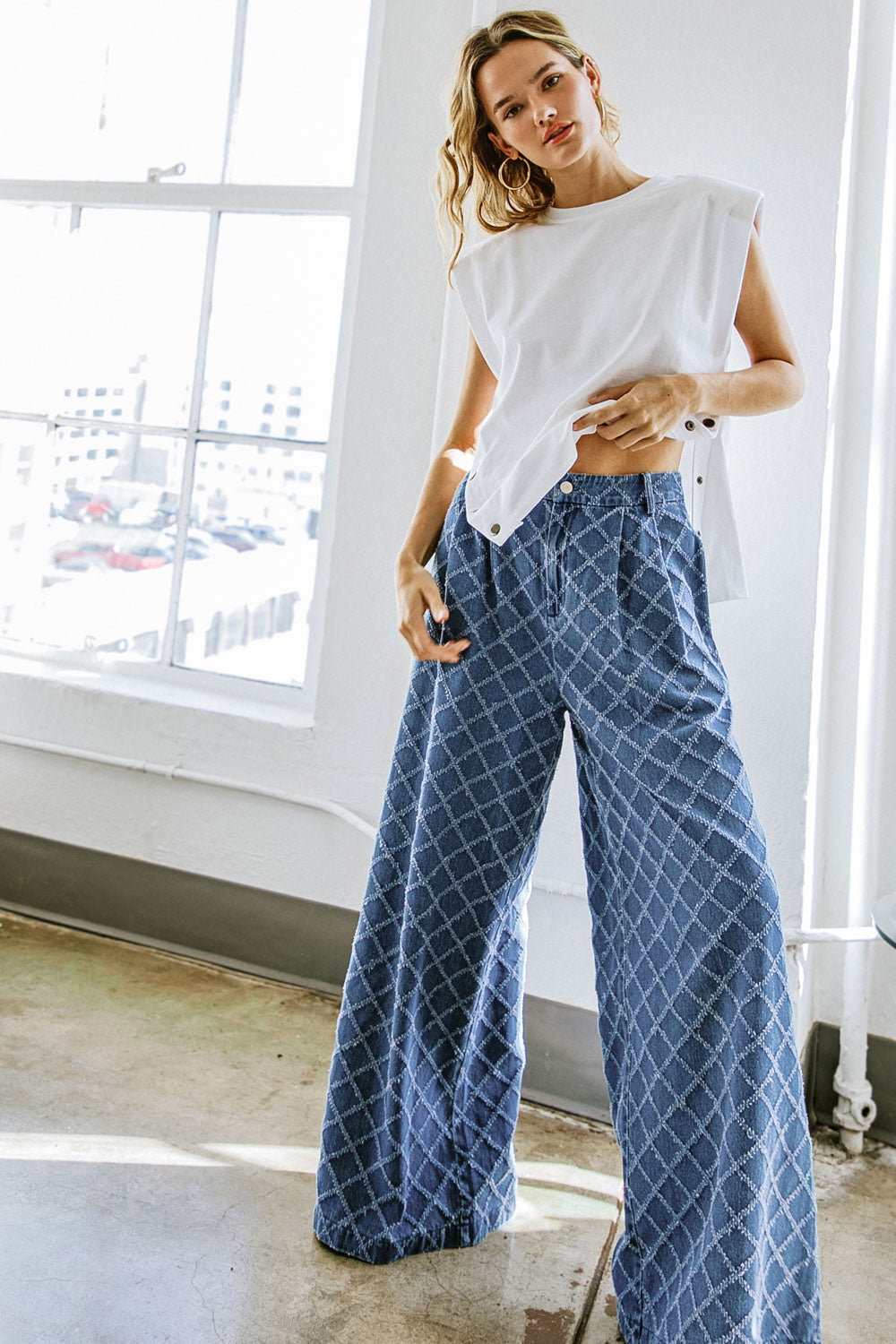 IT'S A SECRET DENIM PANTS Flying Tomato